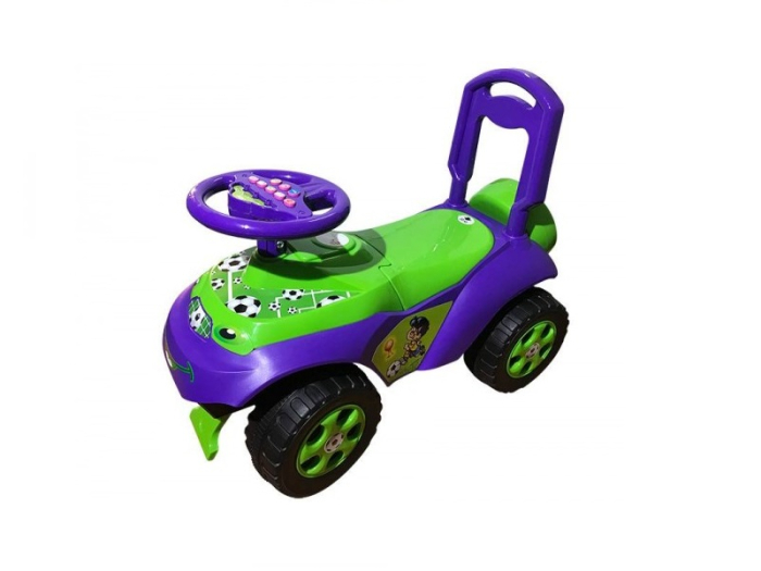 Masinuta de impins MyKids Music 0142/R/02 Verde Violet [2]