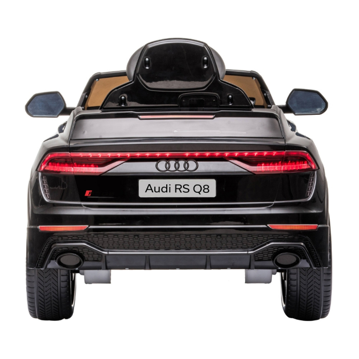 Masinuta electrica Chipolino Audi RS Q8 cu scaun din piele si roti EVA black [5]