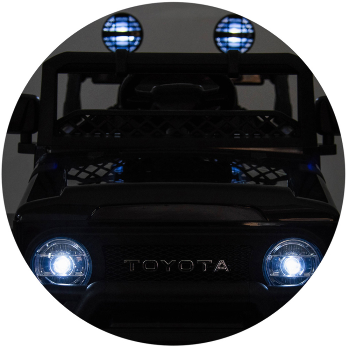 Masinuta electrica Chipolino Toyota FJ Cruiser cu roti EVA black [15]