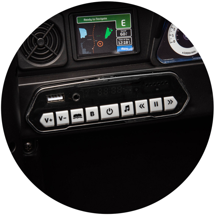 Masinuta electrica Chipolino Toyota FJ Cruiser cu roti EVA black [13]