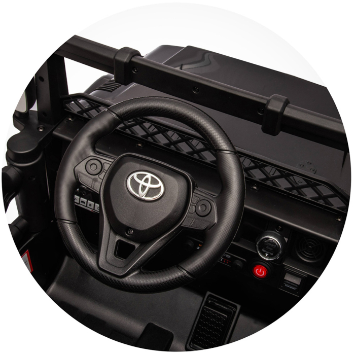 Masinuta electrica Chipolino Toyota FJ Cruiser cu roti EVA black [16]