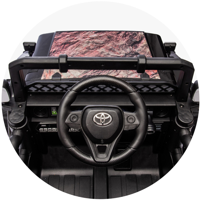 Masinuta electrica Chipolino Toyota FJ Cruiser cu roti EVA granite [10]