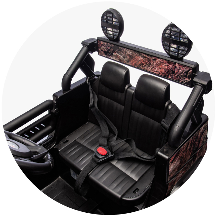 Masinuta electrica Chipolino Toyota FJ Cruiser cu roti EVA granite [7]