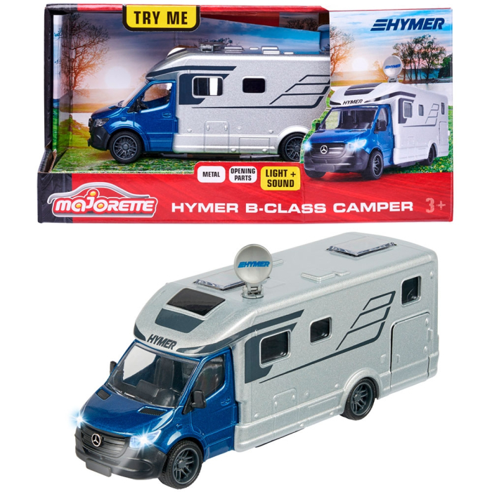 Masinuta Majorette Hymer B-Class Camper cu lumini si sunete [12]