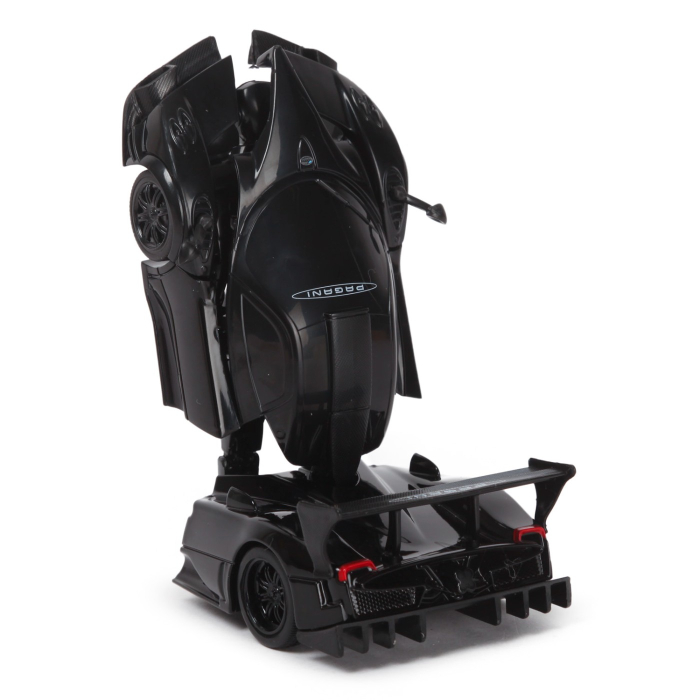 MASINUTA METALICA CONVERTIBILA PAGANI ZONDA R NEGRU CU SCARA 1 LA 32 [4]