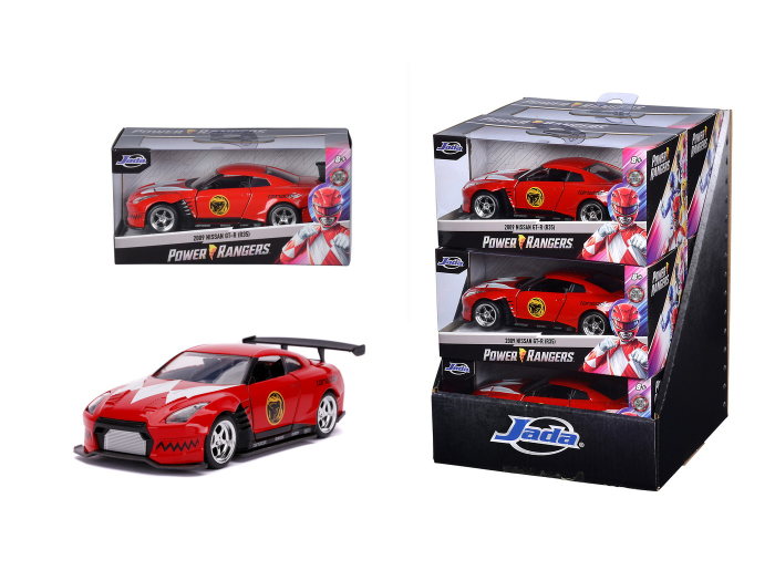 MASINUTA METALICA POWER RANGERS 2009 NISSAN GT-R R35 SCARA 1 LA 32 [6]