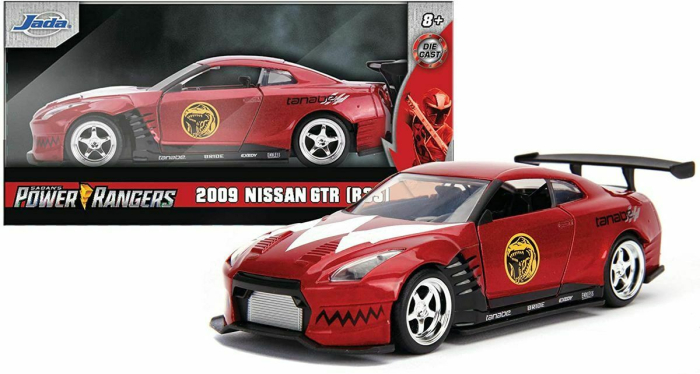 MASINUTA METALICA POWER RANGERS 2009 NISSAN GT-R R35 SCARA 1 LA 32 [1]