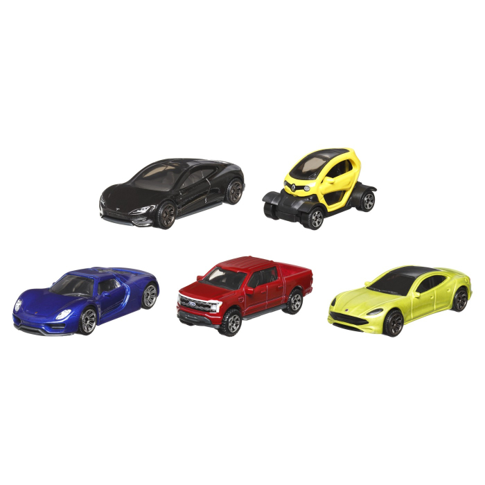 MATCHBOX SET 5 MASINUTE METALICE MBX ELECTRIC DRIVERS SCARA 1:64 [2]