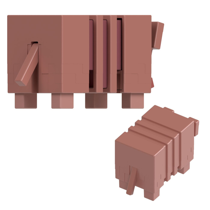 MINECRAFT CRAFT A BLOCK FIGURINA ARMADILLO SI BABY ARMADILLO 8CM [4]