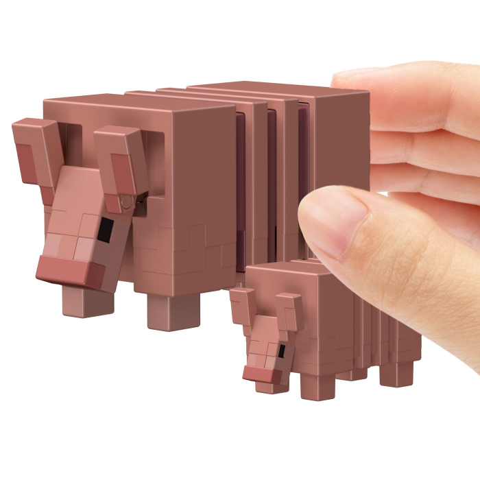 MINECRAFT CRAFT A BLOCK FIGURINA ARMADILLO SI BABY ARMADILLO 8CM [7]