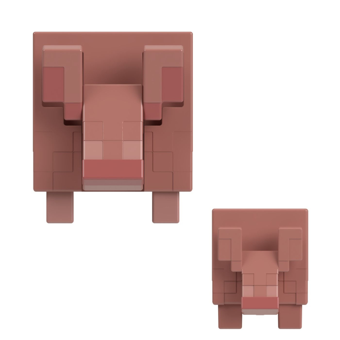 MINECRAFT CRAFT A BLOCK FIGURINA ARMADILLO SI BABY ARMADILLO 8CM [6]