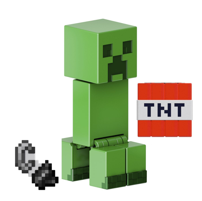 MINECRAFT CRAFT A BLOCK FIGURINA CREEPER 8CM [4]