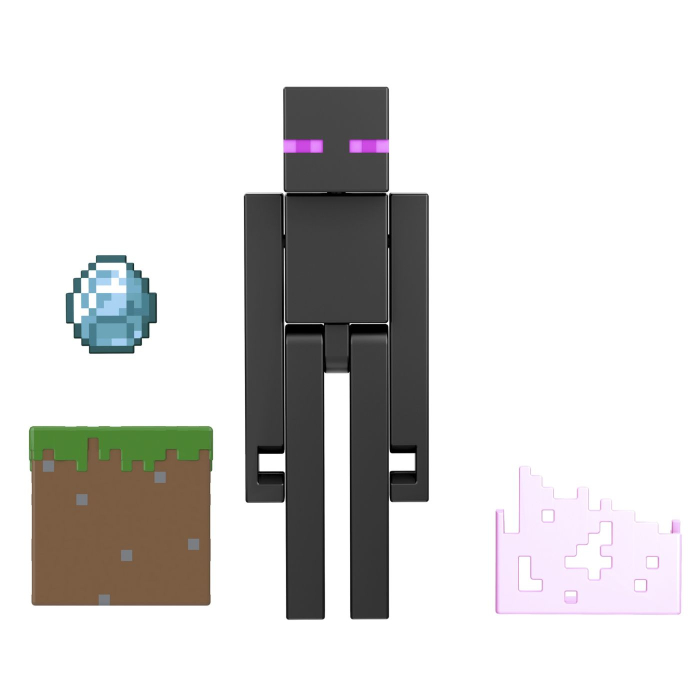 MINECRAFT CRAFT A BLOCK FIGURINA ENDERMAN 8CM [8]