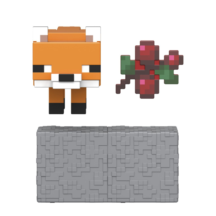 MINECRAFT CRAFT A BLOCK FIGURINA FOX 8CM [4]