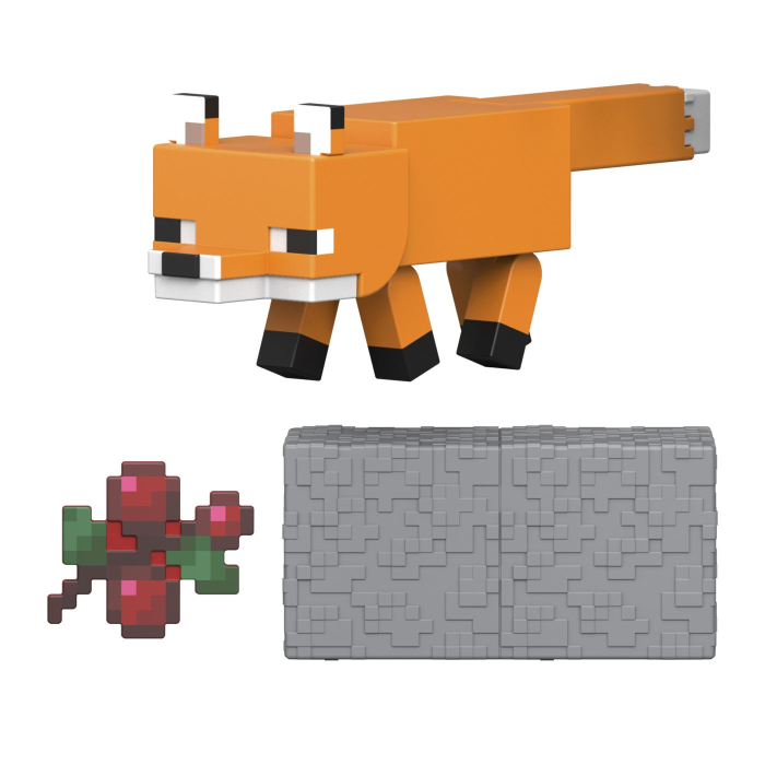 MINECRAFT CRAFT A BLOCK FIGURINA FOX 8CM [2]