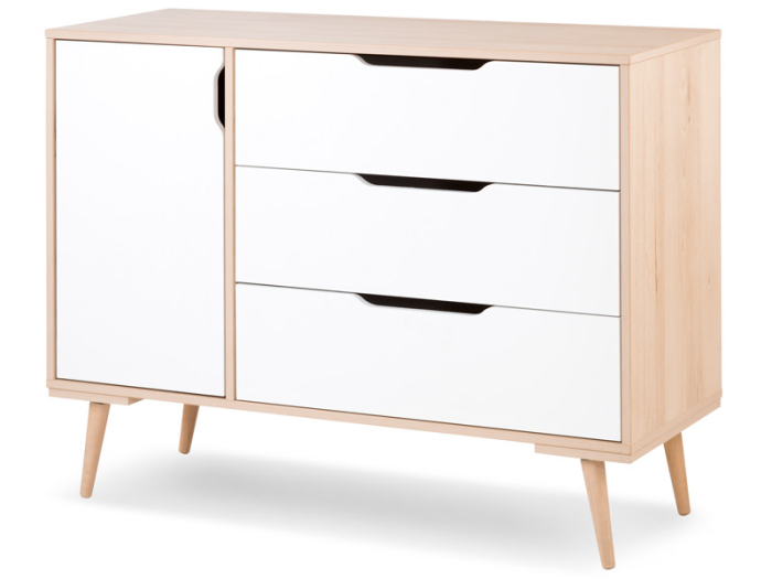 Mobilier Camera copii Si Bebelusi KLUPS IWO Alb-Natur [4]