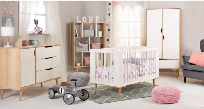 Mobilier Camera copii Si Bebelusi KLUPS SOFIE Alb Natur [1]