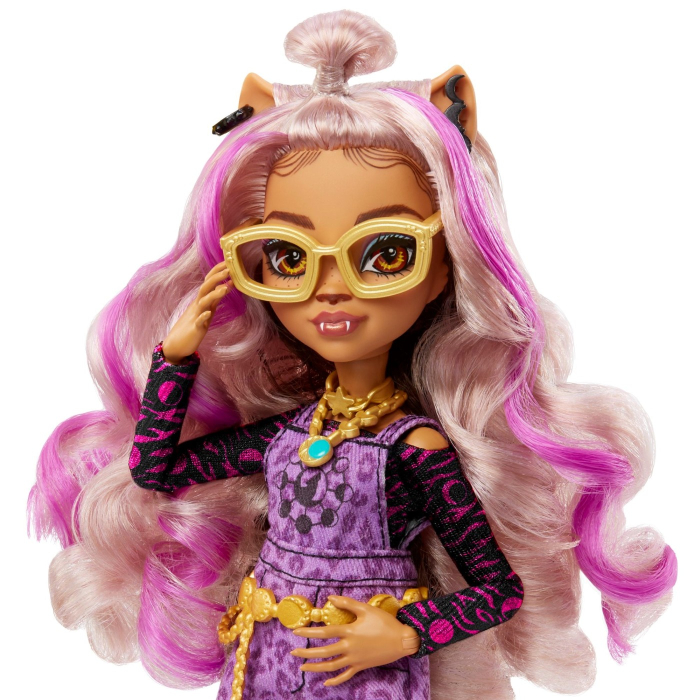 MONSTER HIGH PAPUSA CLAWDEEN WOLF CU ANIMALUT SI ACCESORII [5]