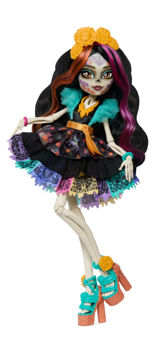 MONSTER HIGH PAPUSA SKELITA CALAVERAS CU ACCESORII [10]