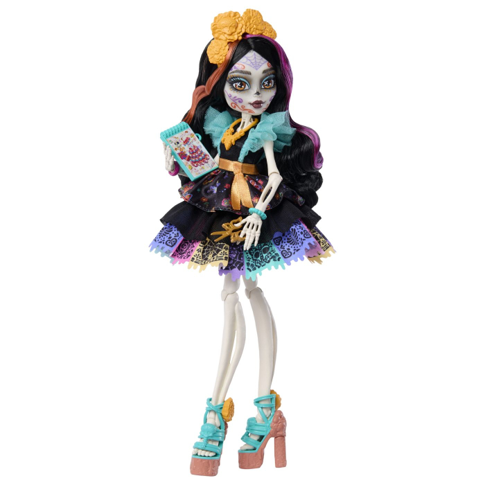 MONSTER HIGH PAPUSA SKELITA CALAVERAS CU ACCESORII [6]