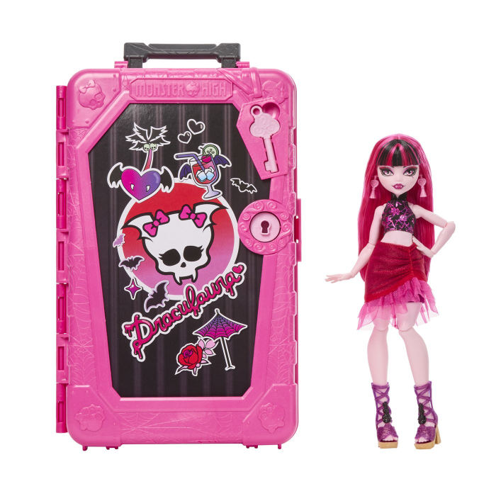 MONSTER HIGH SKULLTIMATE SECRETS PAPUSA DRACULAURA CU ACCESORII [4]