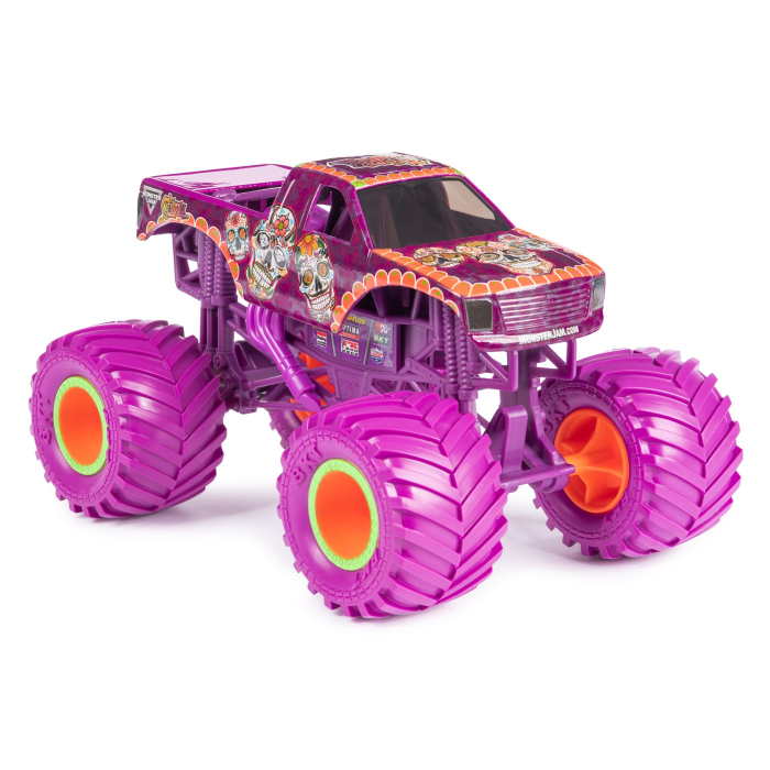 MONSTER JAM MASINUTA METALICA CALAVERA SCARA 1:24 [3]
