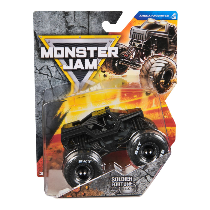 MONSTER JAM MASINUTA METALICA SOLDIER FORTUNE BLACK OPS SCARA 1 LA 64 [1]