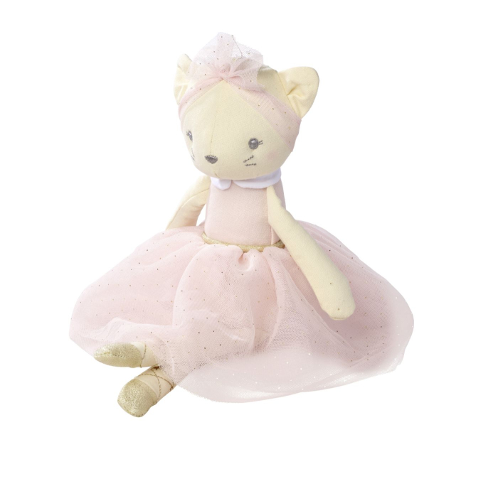 NICOTOY JUCARIE DE PLUS PISICA BALERINA ROCHITA ROZ 33CM [3]