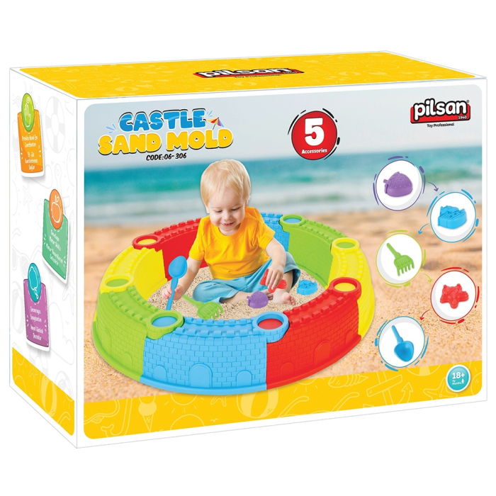 Nisipar pentru copii Pilsan Sand Castle Mould [2]