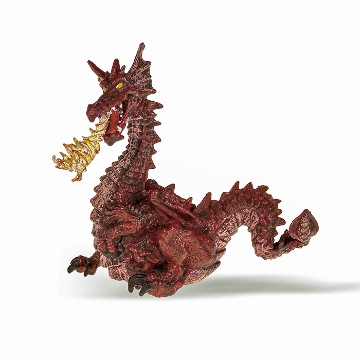 PAPO FIGURINA DRAGON ROSU CU FLACARA [1]