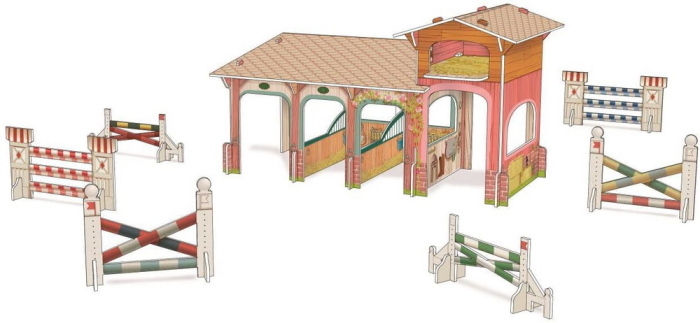 PAPO FIGURINA SET PONEY CLUB-BOXA CARTON+4 FIGURINE [6]