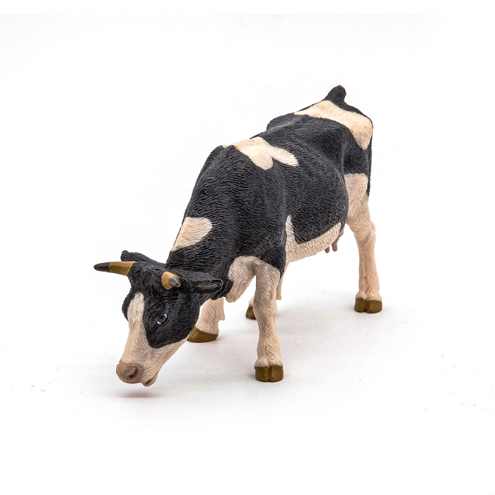 PAPO FIGURINA VACA ALB CU NEGRU [6]