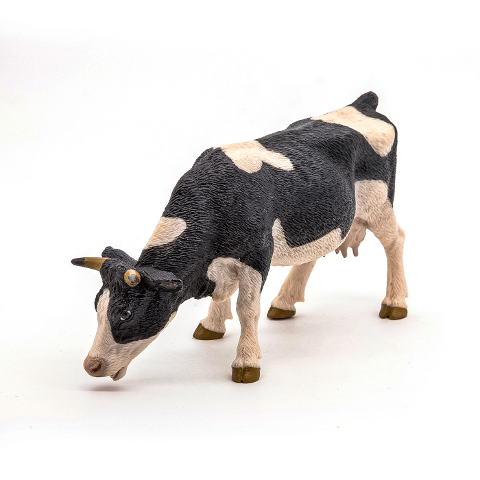 PAPO FIGURINA VACA ALB CU NEGRU [7]