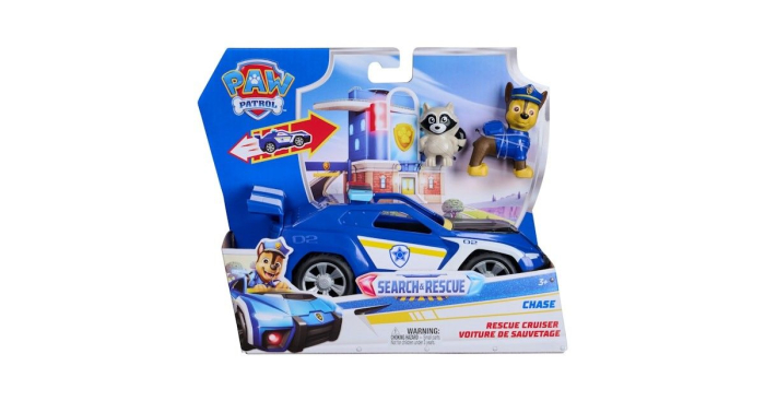 PATRULA CATELUSILOR CAUTARE SI SALVARE SET FIGURINA CHASE SI VEHICUL MASINA DE POLITIE [2]