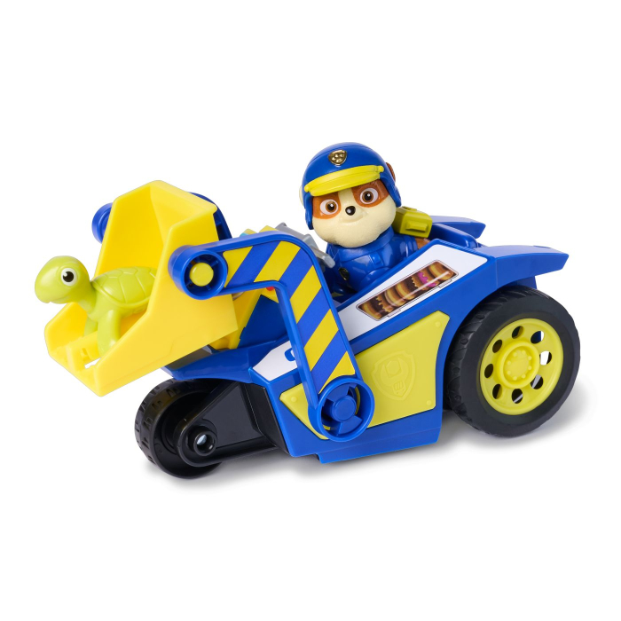 PATRULA CATELUSILOR CAUTARE SI SALVARE SET FIGURINA RUBBLE SI VEHICUL BULDOZER [5]