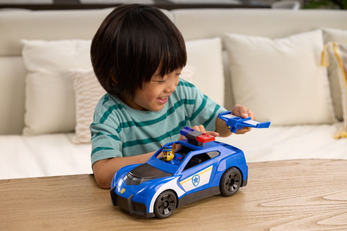 PATRULA CATELUSILOR CAUTARE SI SALVARE SET MASINUTA DE SALVARE CU LUMINI SI SUNETE CRUISER SI FIGURINA CHASE [4]