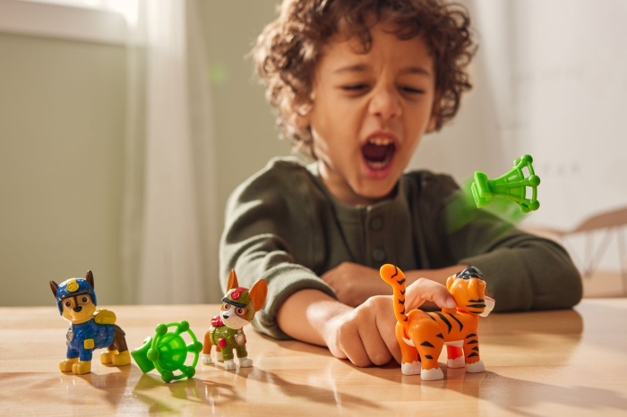 PATRULA CATELUSILOR JUNGLE PUPS SET 3 FIGURINE CHASE TRACKER SI TIGRUL [5]