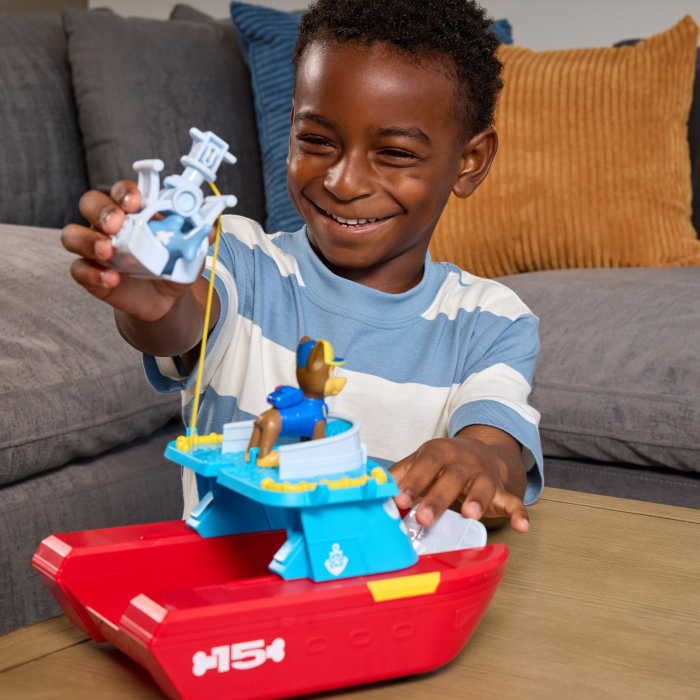 PATRULA CATELUSILOR SET PATRULA PE MARE FIGURINA SI VEHICUL MARITIM [6]