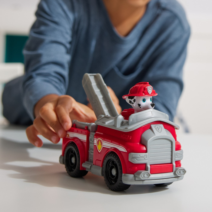 PATRULA CATELUSILOR SET VEHICUL DE BAZA MASINA DE POMPIERI SI FIGURINA MARSHALL [3]