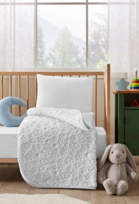 Paturica bebelusi, termogravata, Groasa, 120 x 100 cm, Gri [3]