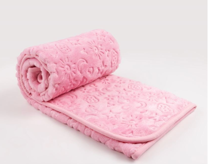 Paturica bebelusi, termogravata, Groasa, 120 x 100 cm, Roz [2]