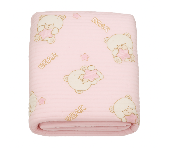 Paturica, Groasa, Pentru bebe, 120 x 100 cm, Imprimata, Roz [1]