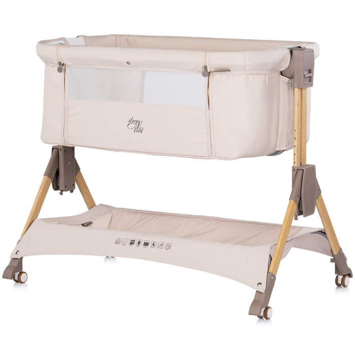 Patut co-sleeper pliabil Chipolino SleepNFold cashmere [2]