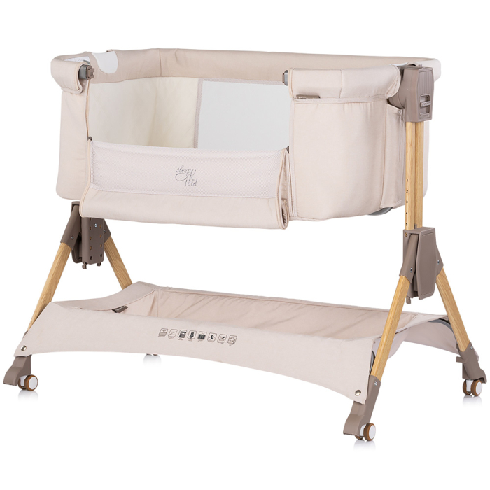 Patut co-sleeper pliabil Chipolino SleepNFold cashmere [3]