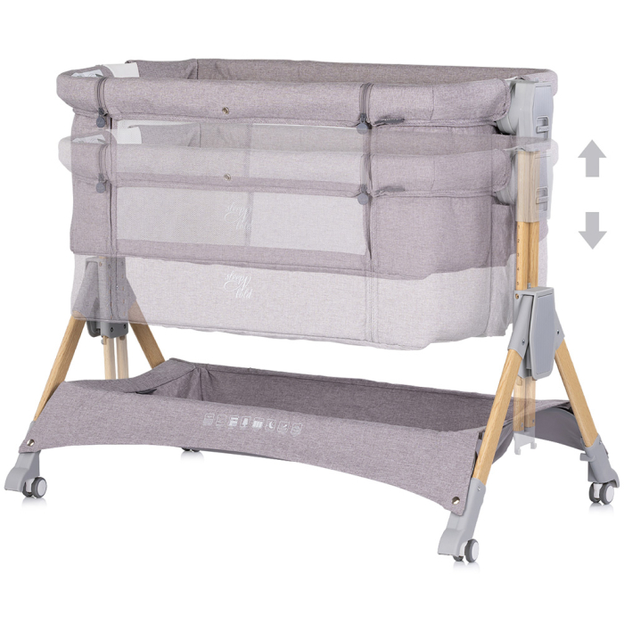 Patut co-sleeper pliabil Chipolino SleepNFold platinum [5]