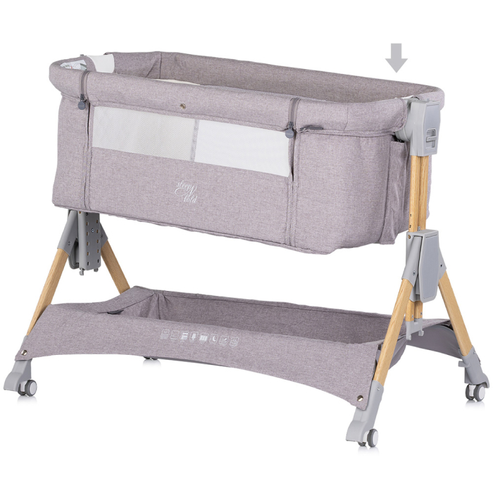 Patut co-sleeper pliabil Chipolino SleepNFold platinum [6]