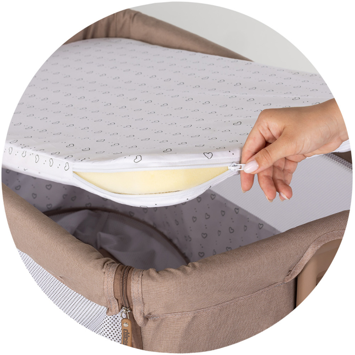 Patut co-sleeper si tarc Chipolino Zen latte [12]