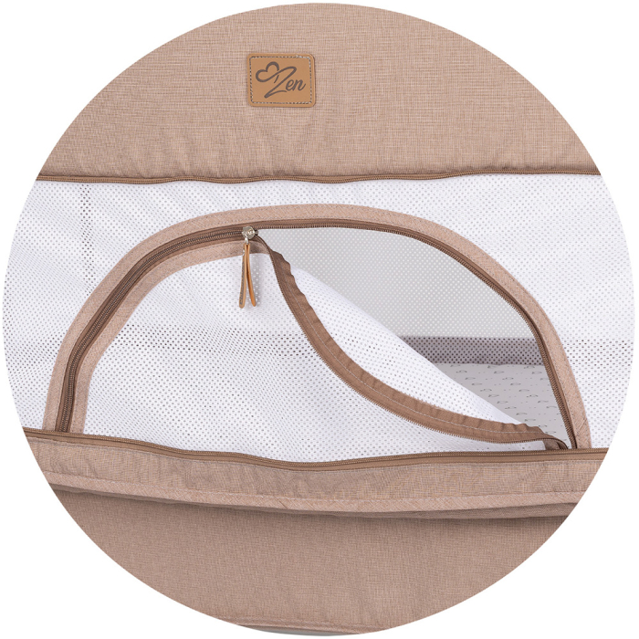 Patut co-sleeper si tarc Chipolino Zen latte [9]