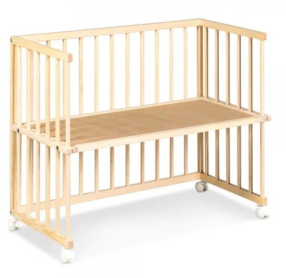 Patut copii din lemn KLUPS Piccolino Natur 90x40 cm [5]