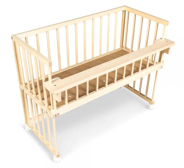 Patut copii din lemn KLUPS Piccolino Natur 90x40 cm [2]